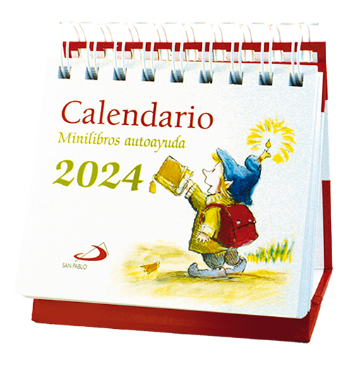 CALENDARIO SOBREMESA 2024 MINILIBROS AUTOAYUDA C/ESPIRAL