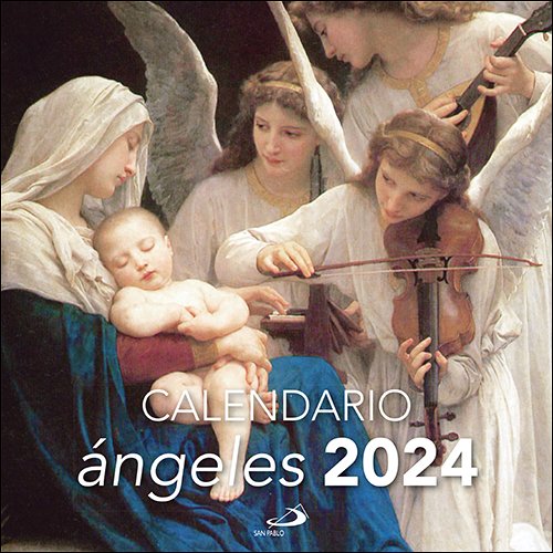 CALENDARIO PARED ÁNGELES 2024