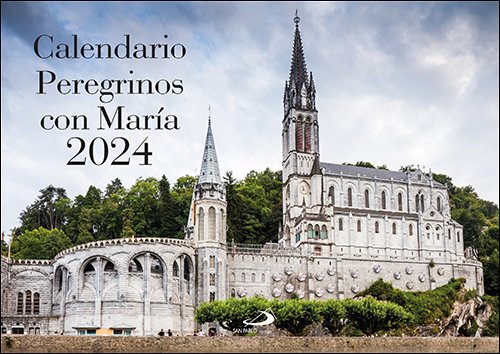 CALENDARIO PARED PEREGRINOS CON MARIA 2024 - 29,7 X 21 CM