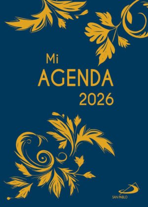 MI AGENDA 2026 CUBIERTA CON ESTAMPACIÓN EN ORO