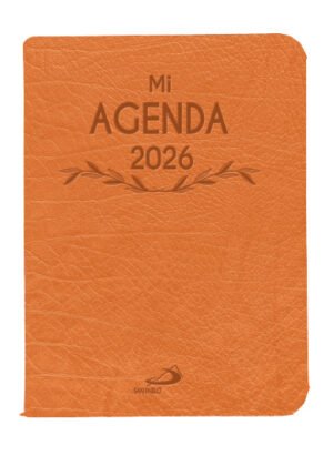 MI AGENDA 2026 SÍMIL PIEL NARANJA